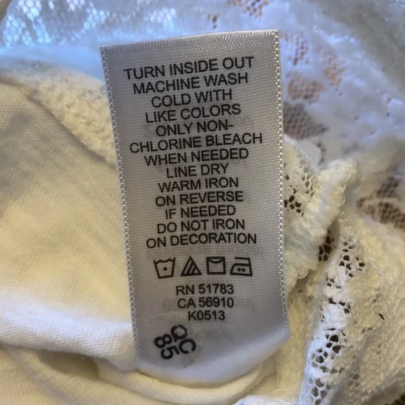 Maurices long sleeve tee with lace size medium - Picture 7 of 7